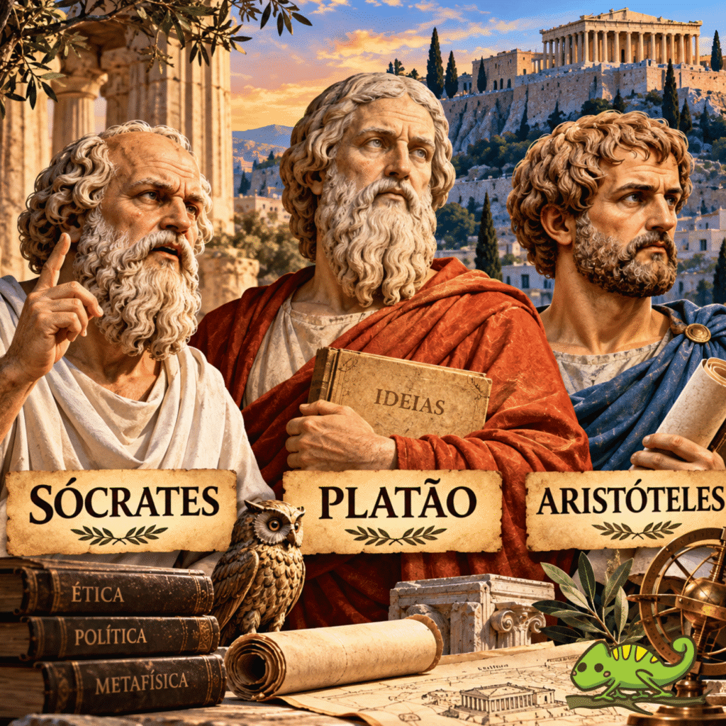 Sócrates, Platão e Aristóteles