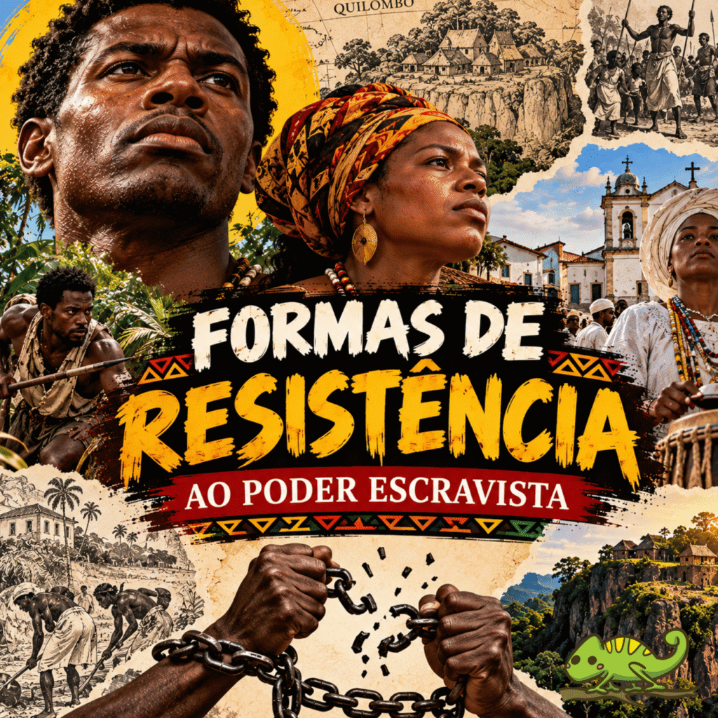 FORMAS DE RESISTÊNCIA AO PODER ESCRAVISTA
