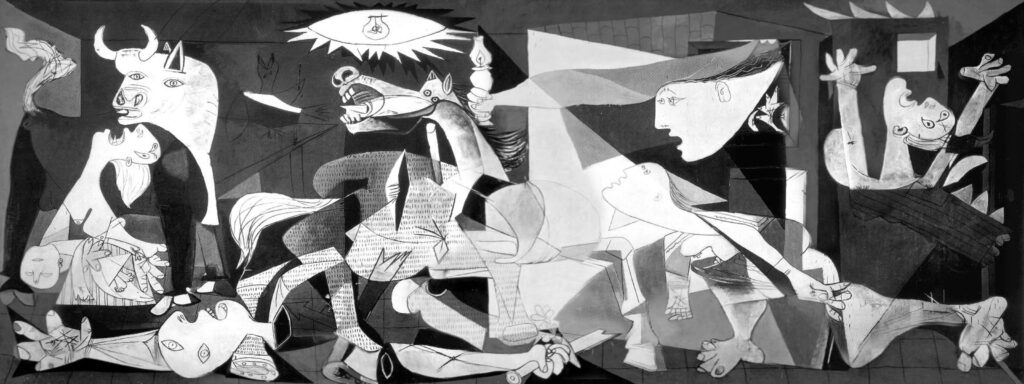 Guernica Picasso - óleo sobre tela