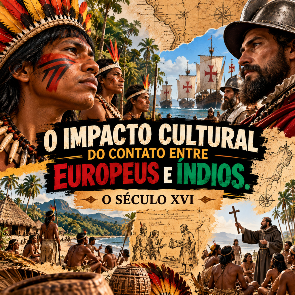 O IMPACTO CULTURAL DO CONTATO ENTRE EUROPEUS E ÍNDIOS. O SÉCULO XVI