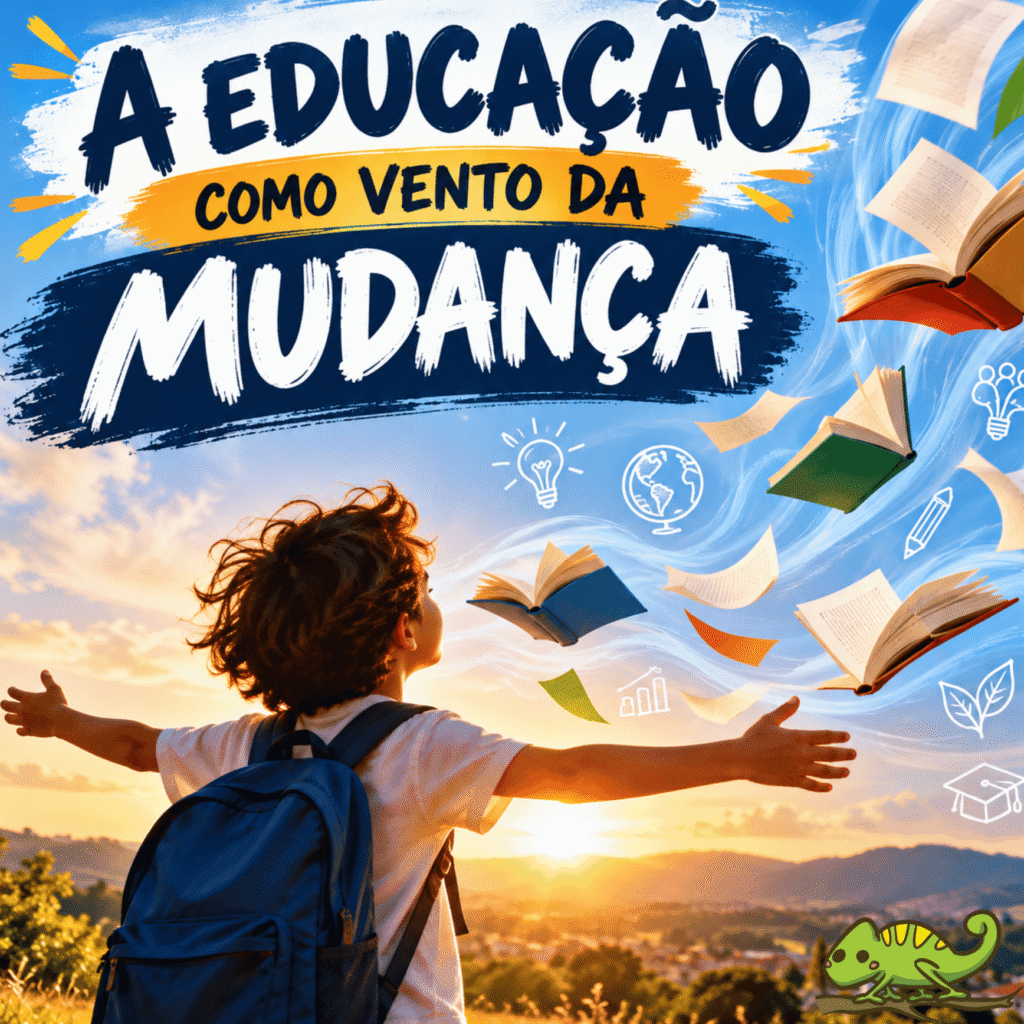 A educação como vento da mudança